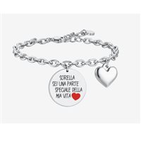 Bracciale Luca Barra Donna in Acciaio BK2716